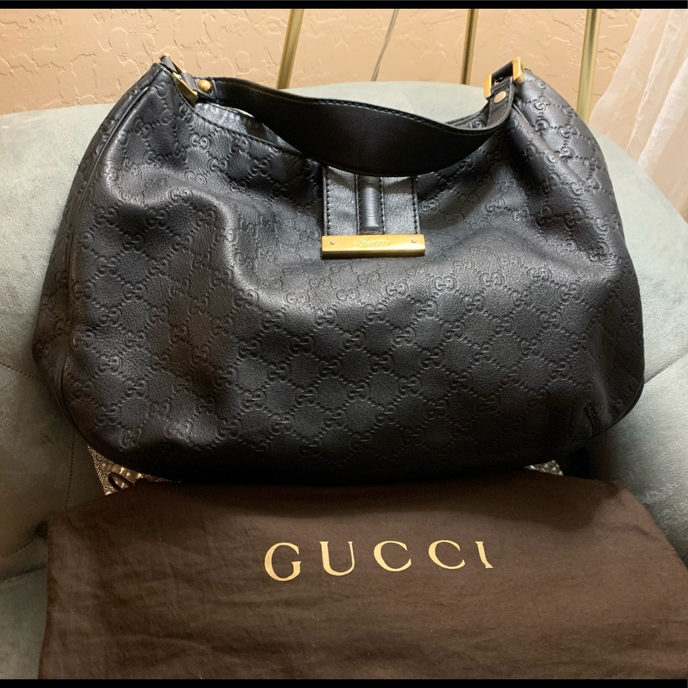 Gucci guccissima hobo bag